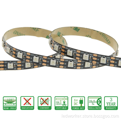 Addressable RGB LED Strip WS2812B 2812 LED Lights